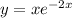 y =x + e { }^{ - 2x} 