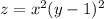 z=x^{2} +(y-1)^2