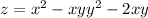 z=x^2-xy+y^2-2x+y