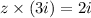 z \times (3 + i) = 2 + i