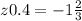 z + 0.4 = - 1 \frac{2}{3} 