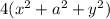 4(x^2+a^2+y^2)