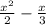 \frac{x^{2}}{2}-\frac{x}{3}