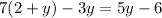 7(2+y)-3y=5y-6