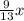 \frac{9}{13}x