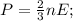 P=\frac{2}{3}nE;