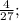 \frac{4}{27};