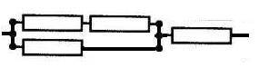 Как можно получить сопротивление 25 ом, использовав четыре одинаковых сопротивлением по 15 ом?