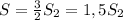 S=\frac{3}{2}S_2=1,5S_2