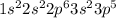 1s^{2} 2s^{2} 2p^{6} 3s^{2} 3p^{5} 