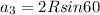 a_{3}=2Rsin60