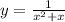 y=\frac{1}{x^2+x}