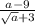 \frac{a-9}{\sqrt{a}+3}