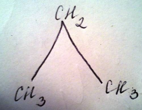 Запишите структурную формулу пропана показав зигзагообразное строение углеродной цепи