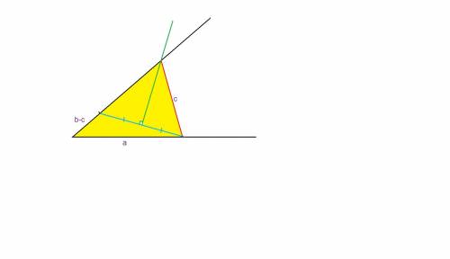 Постройте треугольник, если даны его сторона, угол, рилежащий к этой стороне, и разность двух других
