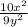  \frac{10x^2}{9y^2} 