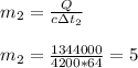 m_2=\frac{Q}{c\з t_2}\\\\&#10;m_2=\frac{1344000}{4200*64}=5