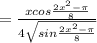 =\frac {x cos {\frac {2x^2-\pi}{8}}} {4\sqrt {sin {\frac {2x^2-\pi}{8}}}}