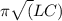 \pi\sqrt(LC)