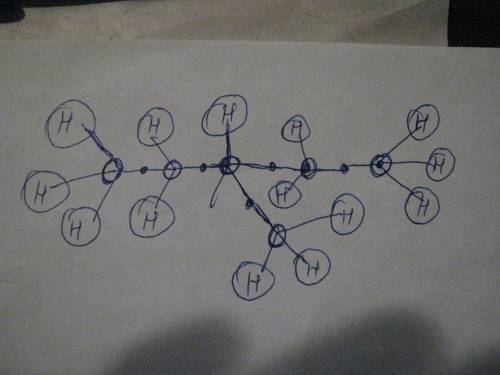 3-метилпентан 1)составьте для данного вещества а)полную структурную формулу б)сокращенную структурну