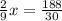 \frac{2}{9}x=\frac{188}{30}