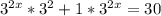 3^{2x}*3^2+1*3^{2x}=30