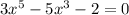 3x^5-5x^3-2=0