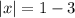 |x|=1-3