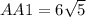 AA1 =6\sqrt{5}