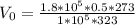 V_{0}= \frac{1.8*10^{5}*0.5*273}{1 *10^{5}*323}