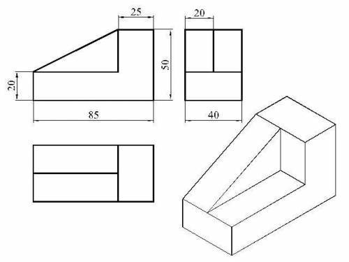 Надо нарисовать вид сбоку и вид по диагонали буду рада даже если сделаете одно. заранее вам большое​
