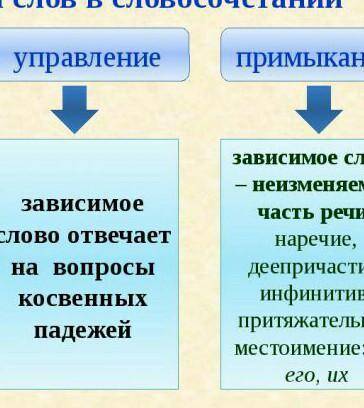 связи слов в словосочетаниях.​