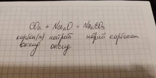 Уравнение надо решить : со2+х=na2co3