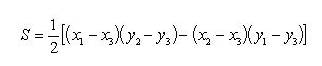 23. найти площадь треугольника авс, если его вершины а(1; -1) b(-2; 1) c(0; 5)