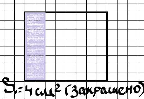 Начерти квадрат со стороной 4см .закрась1/4 площади квадрата.сколько квадратных см ты закрасил? бриг