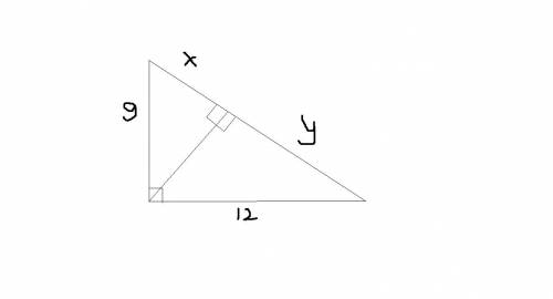 1.найти высоту прямоугольного треугольника ,проведенную из вершины прямого угла,если она делит гипот