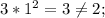 3*1^2=3 \neq 2;