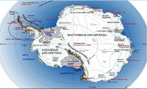 Самый крупный полуостров антарктиды