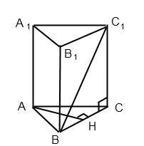 Воснові прямої призми лежить рівнобедрений трикутник із бічною стороною 10 см і медіаною, проведеною