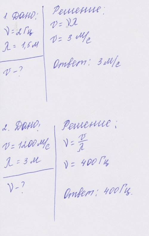 1. вдоль натянутого шнура распространяется поперечная волна. найдите скорость волны, если частота ко