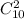 C^2_{10}