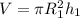 V= \pi R_1^2h_1