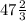 47\frac{2}{3}