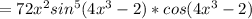 =72x^2sin^5(4x^3-2)*cos(4x^3-2)