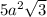 5a^{2} \sqrt{3}