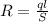 R=\frac{ql}{S}