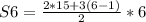 S6=\frac{2*15+3(6-1)}{2}*6