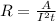 R=\frac{A}{I^2t}