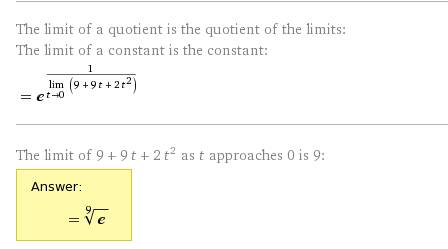 Lim ((3*x+2)/(3*x+1))^(x/3) при х стремящемся к бесконечности