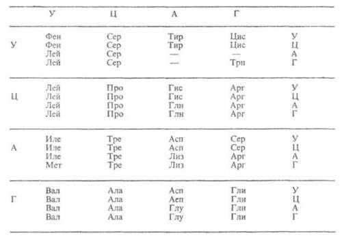 Участок молекулы мрнк имеет следующее строение: угг-уау-цаг-гуу-ццу. определите последовательность а